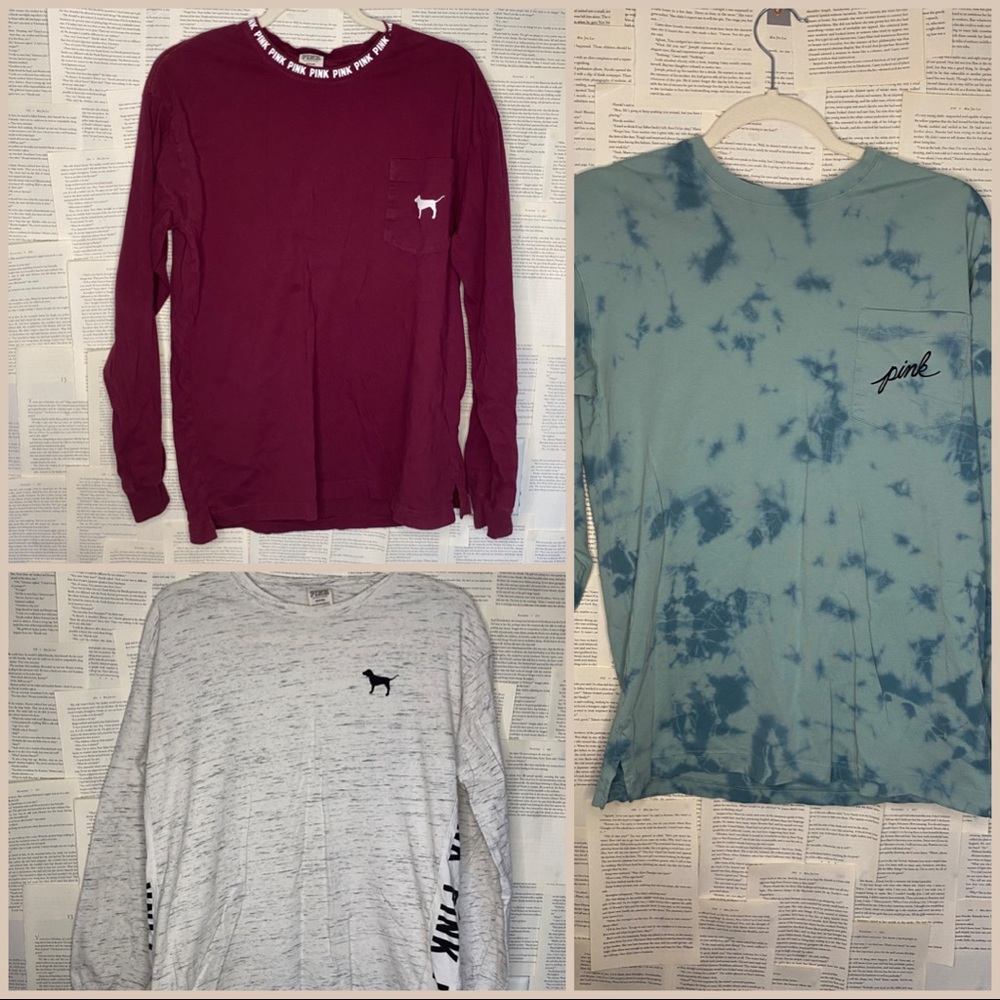 PINK brand long tee-shirt ⚠️BUNDLE⚠️